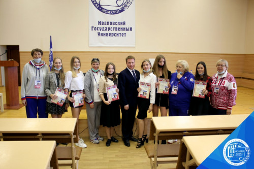 Olympic legends in the IvSU assembly hall